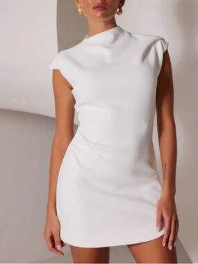 Elle Zeitoune White Mini Dress